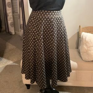Black and Tan circle skirt